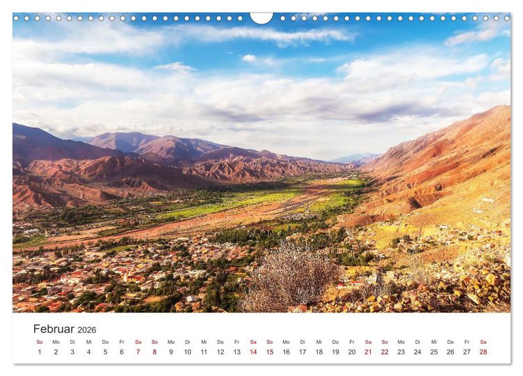 Produktbild: Argentinien - vielseitig und kontrastreich (Wandkalender 2026 DIN A3 quer), CALVENDO Monatskalender