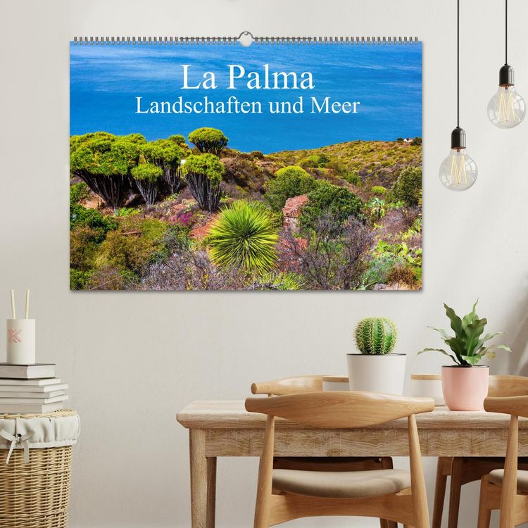 Produktbild: La Palma - Landschaften und Meer (Wandkalender 2026 DIN A2 quer), CALVENDO Monatskalender