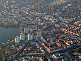 Produktbild: CALVENDO Puzzle Neust&auml;dter Havelbucht und Breite Stra&szlig;e in Potsdam | 1000 Teile Lege-Gr&ouml;&szlig;e 64x48cm Foto-Puzzle f&uuml;r gl&uuml;ckliche Stunden