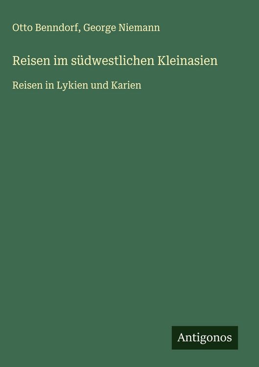 Produktbild: Reisen im s&uuml;dwestlichen Kleinasien