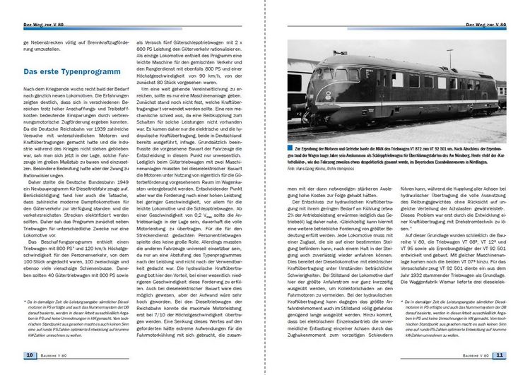 Produktbild: Baureihe V 80