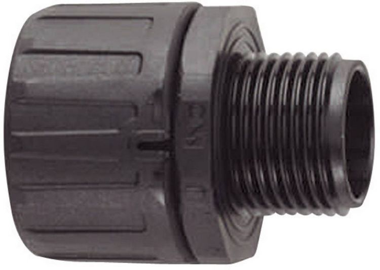 Produktbild: HellermannTyton 166-21015 HG28-S-PG21 Schlauchverschraubung Schwarz PG21 22.80mm Gerade 1St.
