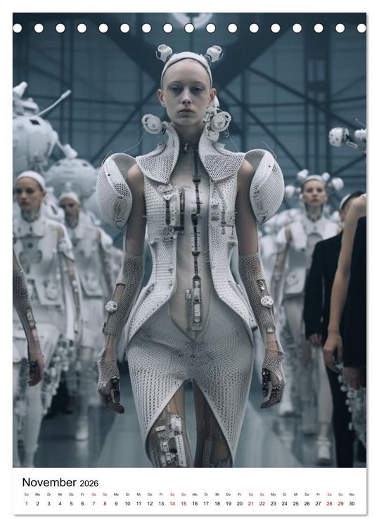 Produktbild: Future Couture (Tischkalender 2026 DIN A5 hoch), CALVENDO Monatskalender