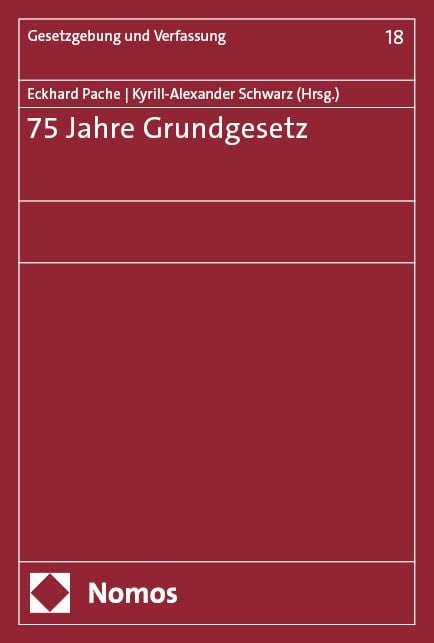 Produktbild: 75 Jahre Grundgesetz