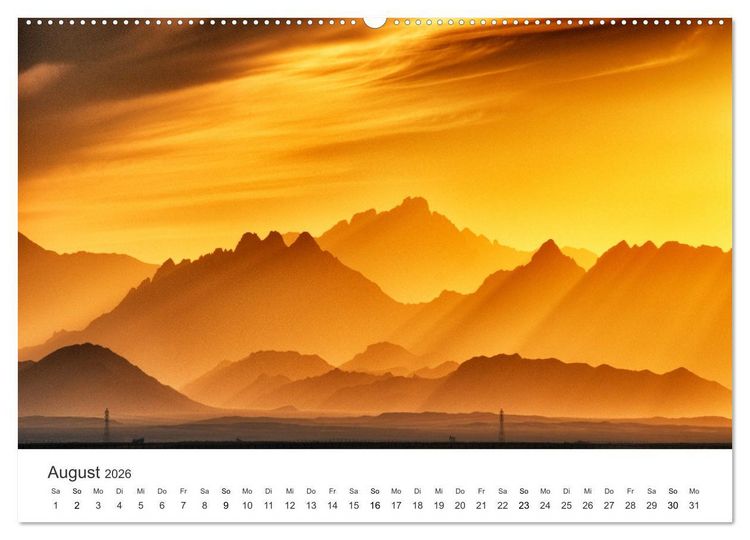 Produktbild: Lichtmomente - Fotografien, die in einem besonderen Licht erstrahlen. (hochwertiger Premium Wandkalender 2026 DIN A2 quer), Kunstdruck in Hochglanz