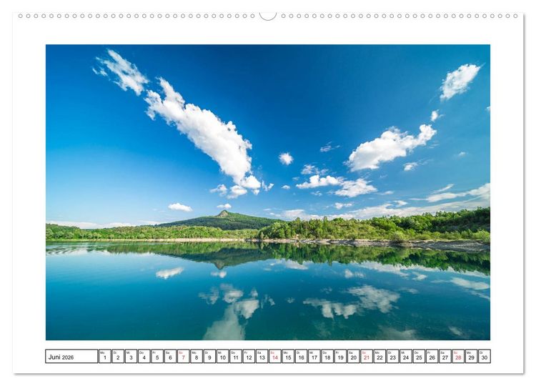 Produktbild: Hegau&acute;s Vulkanlandschaft (hochwertiger Premium Wandkalender 2026 DIN A2 quer), Kunstdruck in Hochglanz