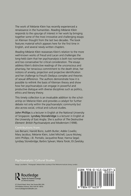 Produktbild: Reading Melanie Klein