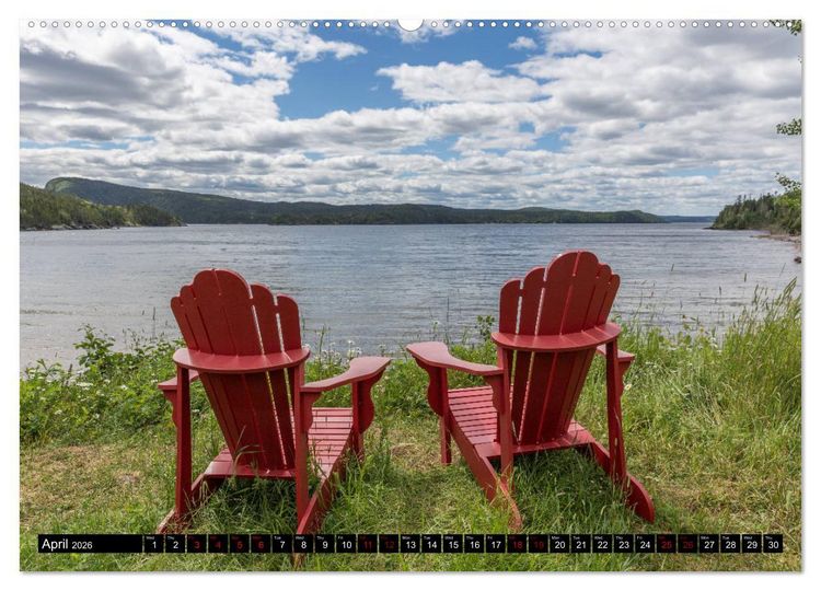 Produktbild: Island of Newfoundland (High Quality Premium Wall Calendar 2026 DIN A2 landscape),CALVENDO 12 Month Wall Calendar