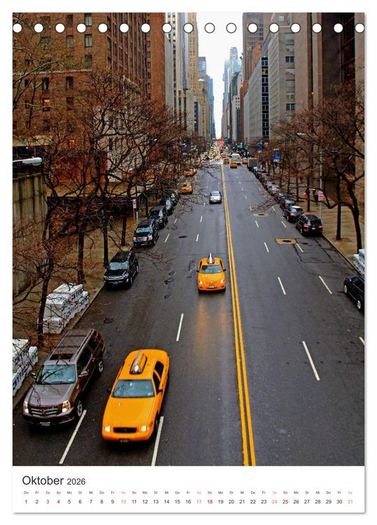 Produktbild: New York - sehenswertes Manhattan bei Tag und Nacht (Tischkalender 2026 DIN A5 hoch), CALVENDO Monatskalender