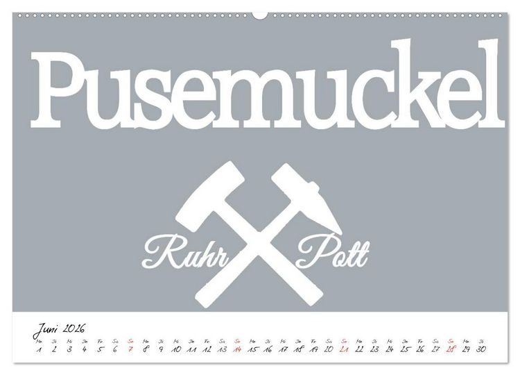 Produktbild: Ruhrpott Vokabeln (hochwertiger Premium Wandkalender 2026 DIN A2 quer), Kunstdruck in Hochglanz