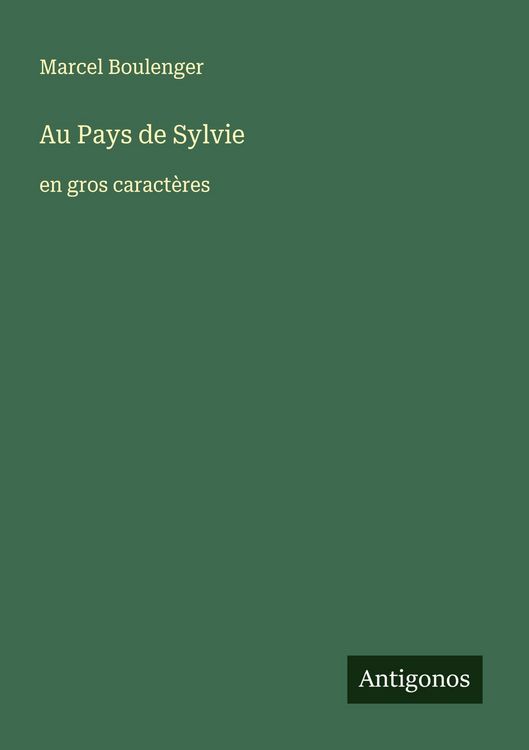 Produktbild: Au Pays de Sylvie