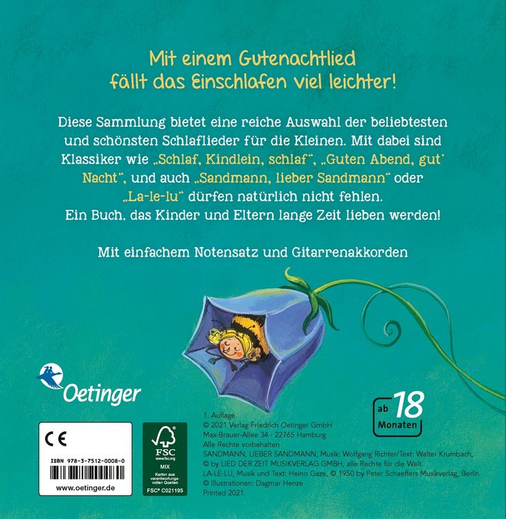 Produktbild: Schlaf, mein kleines M&auml;uschen