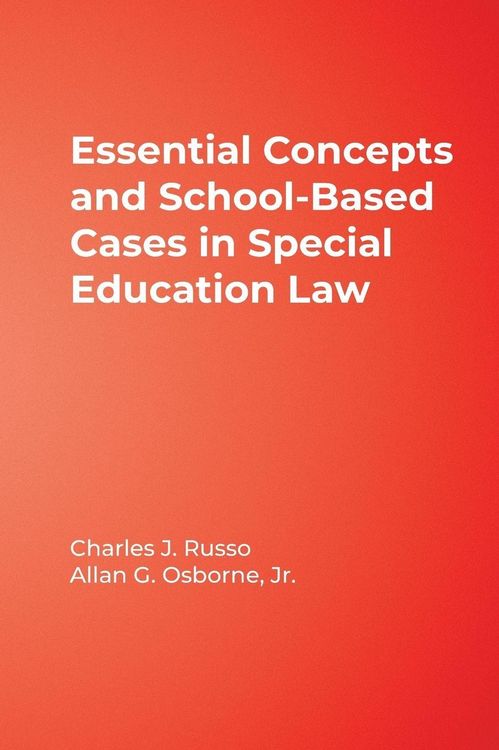 Produktbild: Essential Concepts and School-Based Cases in Special Education Law
