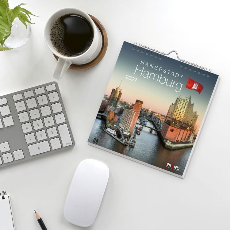 Produktbild: Hansestadt Hamburg Postkartenkalender 2027