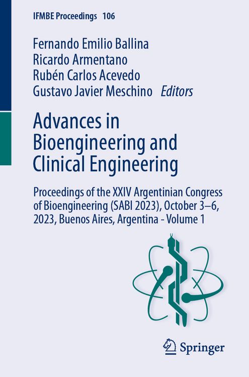 Produktbild: Advances in Bioengineering and Clinical Engineering
