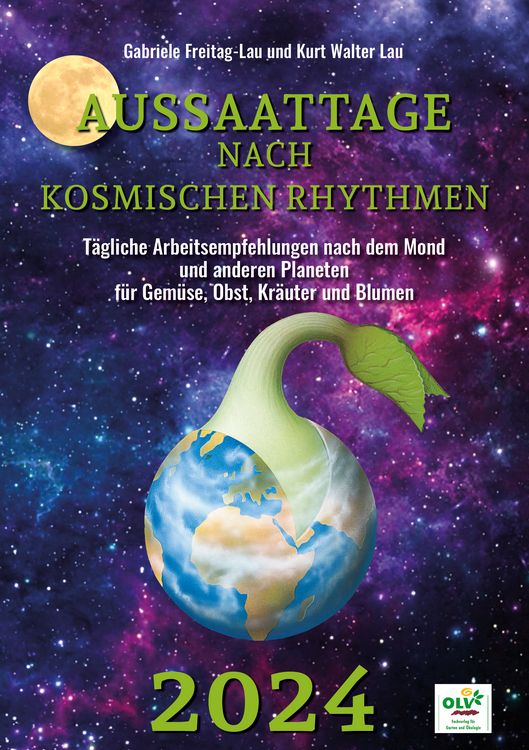 Produktbild: Aussaattage nach kosmischen Rhythmen 2024