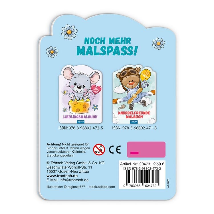 Produktbild: Tr&ouml;tsch Malbuch Tierfreunde-Malbuch