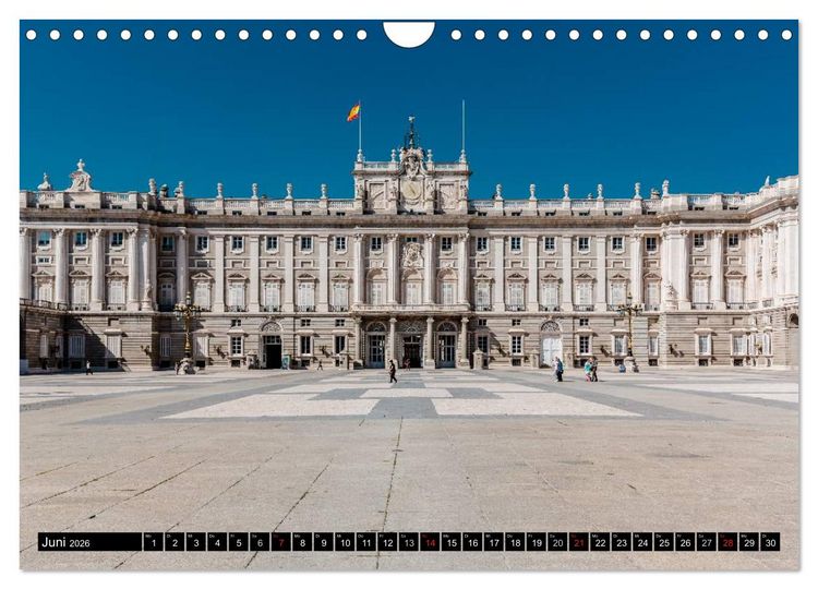 Produktbild: Madrid entdecken (Wandkalender 2026 DIN A4 quer), CALVENDO Monatskalender