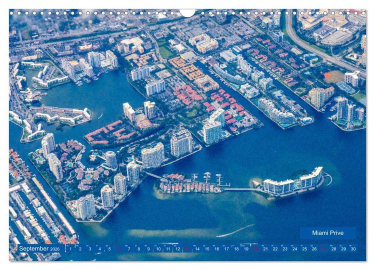 Produktbild: Kunterbuntes Miami (Wandkalender 2026 DIN A3 quer), CALVENDO Monatskalender
