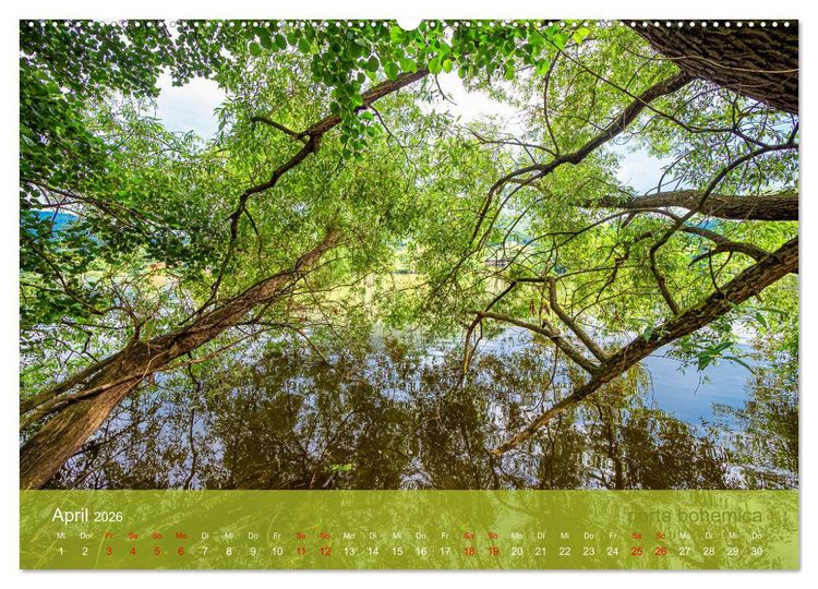 Produktbild: der elbestrom natur (hochwertiger Premium Wandkalender 2026 DIN A2 quer), Kunstdruck in Hochglanz