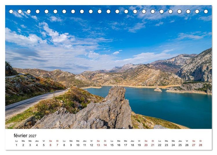 Produktbild: LA RIVIERA TURQUE Antiquit&eacute;. C&ocirc;te. Lumi&egrave;re. (Calendrier de bureau 2027 DIN A5 vertical), CALVENDO calendrier mensuel