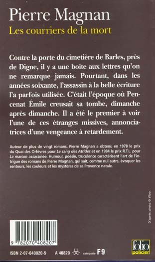 Produktbild: Courriers de La Mort