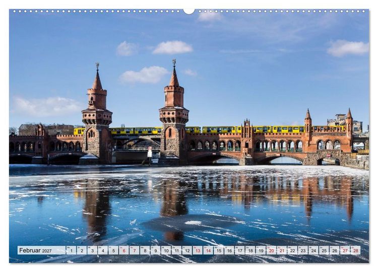 Produktbild: Berlin - Faszination bei Tag und Nacht (hochwertiger Premium Wandkalender 2027 DIN A2 quer), Kunstdruck in Hochglanz