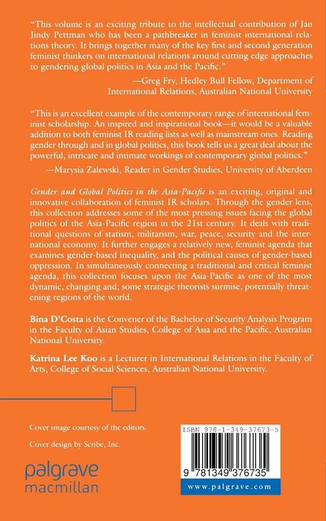 Produktbild: Gender and Global Politics in the Asia-Pacific