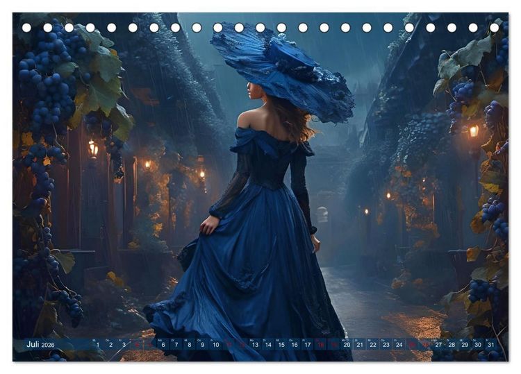 Produktbild: Elegante Momente - Frauen in harmonischer Umgebung (Tischkalender 2026 DIN A5 quer), CALVENDO Monatskalender
