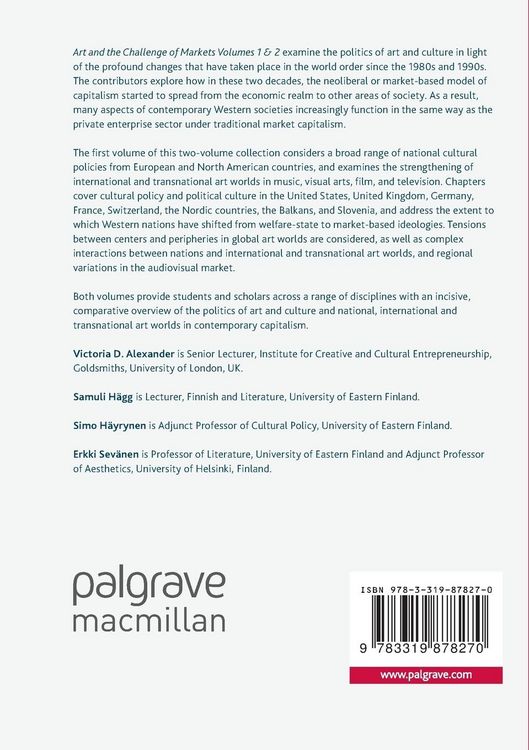 Produktbild: Art and the Challenge of Markets Volume 1