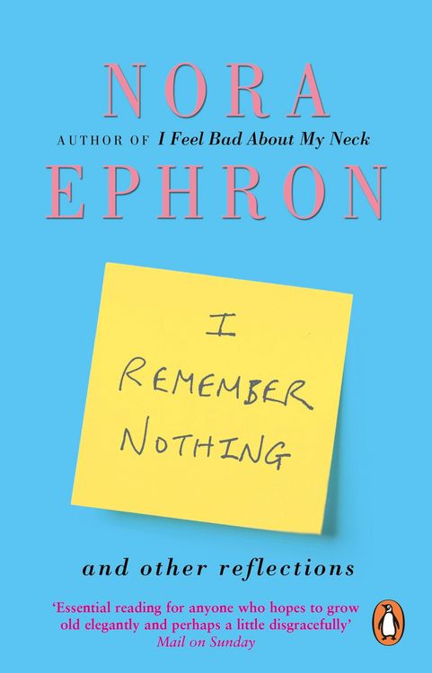Produktbild: I Remember Nothing and other reflections