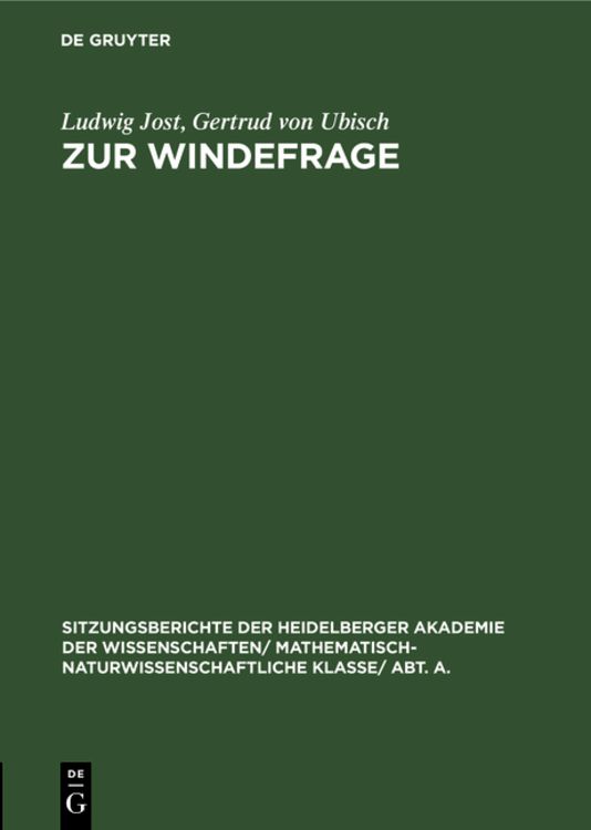 Produktbild: Zur Windefrage