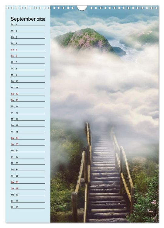 Produktbild: Von oben und unten (Wandkalender 2026 DIN A3 hoch), CALVENDO Monatskalender