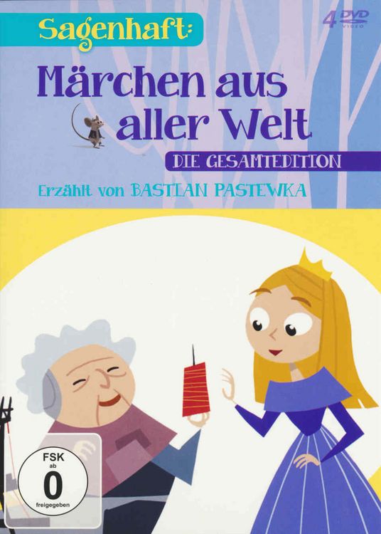 Produktbild: M&auml;rchen aus aller Welt - Erz&auml;hlt von Bastian Pastewka [4 DVDs]