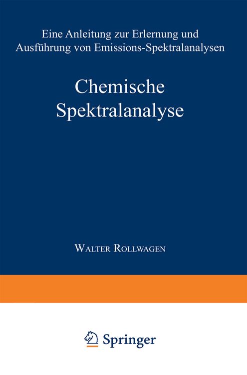 Produktbild: Chemische Spektralanalyse