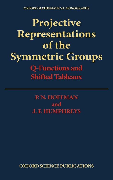 Produktbild: Projective Representations of the Symmetric Groups