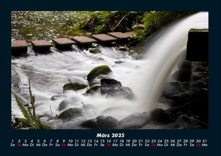 Produktbild: Wasserf&auml;lle 2025 Fotokalender DIN A4
