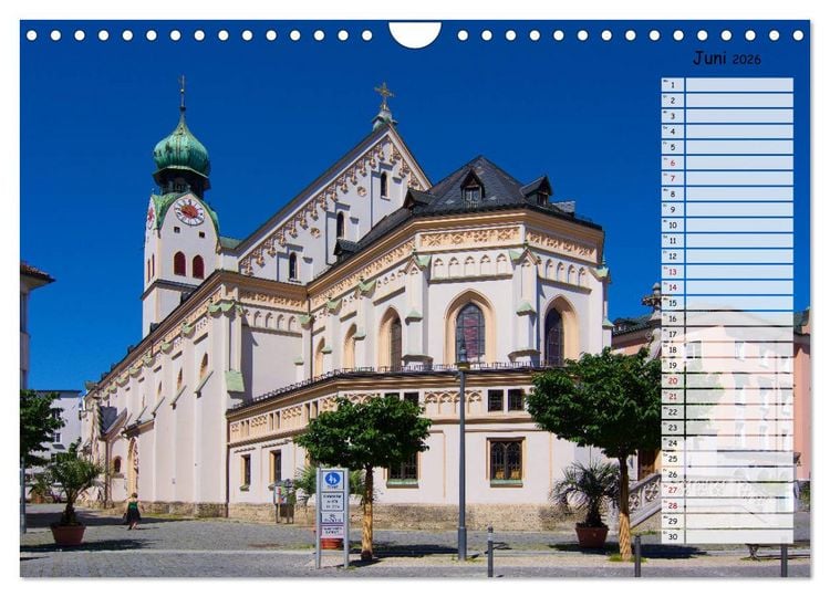 Produktbild: Eine Perle Oberbayerns - Rosenheim (Wandkalender 2026 DIN A4 quer), CALVENDO Monatskalender