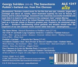 Produktbild: The Snowstorm/Pushkin's Garland