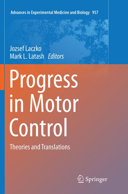 Produktbild: Progress in Motor Control
