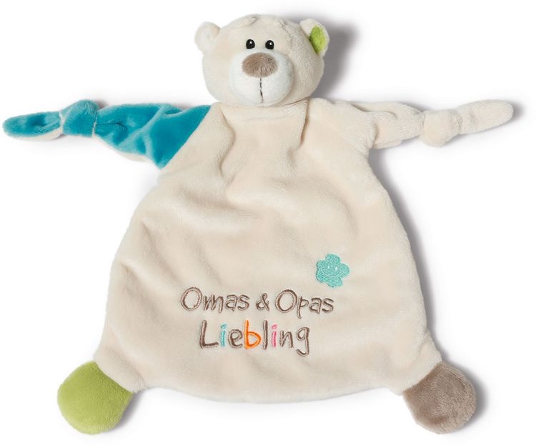 Produktbild: Schmusetuch B&auml;r Omas & Opas Liebling 25x25cm