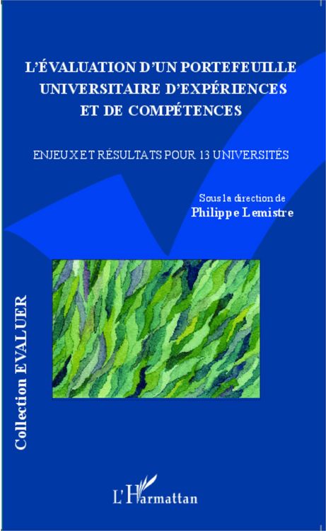 Produktbild: L'&Eacute;valuation d'un portefeuille universitaire d'exp&eacute;riences et de comp&eacute;tences