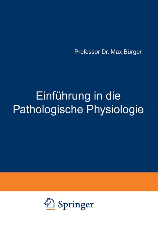 Produktbild: Einf&uuml;hrung in die Pathologische Physiologie