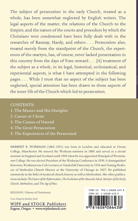 Produktbild: Persecution in the Early Church