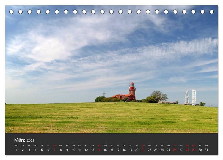 Produktbild: Mecklenburg-Vorpommern (Tischkalender 2027 DIN A5 quer), CALVENDO Monatskalender