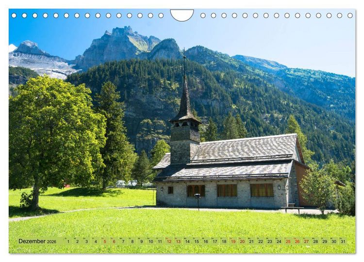 Produktbild: Alpentraum Kandersteg (Wandkalender 2026 DIN A4 quer), CALVENDO Monatskalender