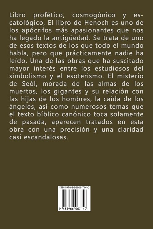 Produktbild: El libro de Henoch