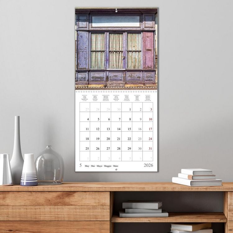 Produktbild: L'&acirc;me des boutiques oubli&eacute;es (Calendrier mural carr&eacute; 2026 30x30 cm) Calendrier double avec une page pour vos prises de notes