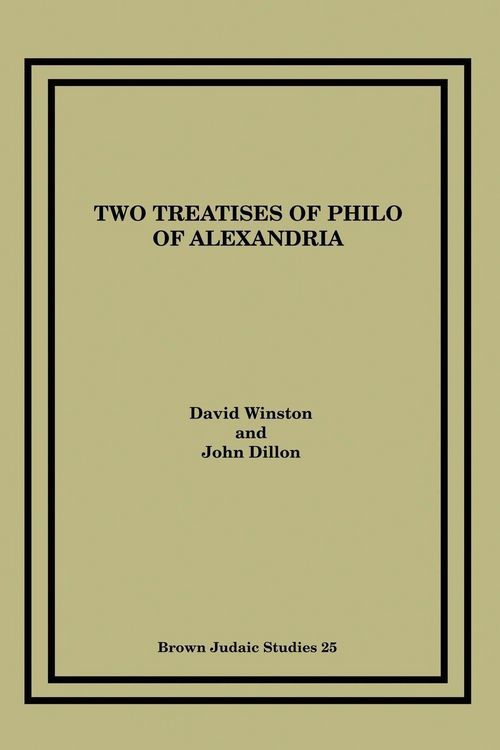 Produktbild: Two Treatises of Philo of Alexandria