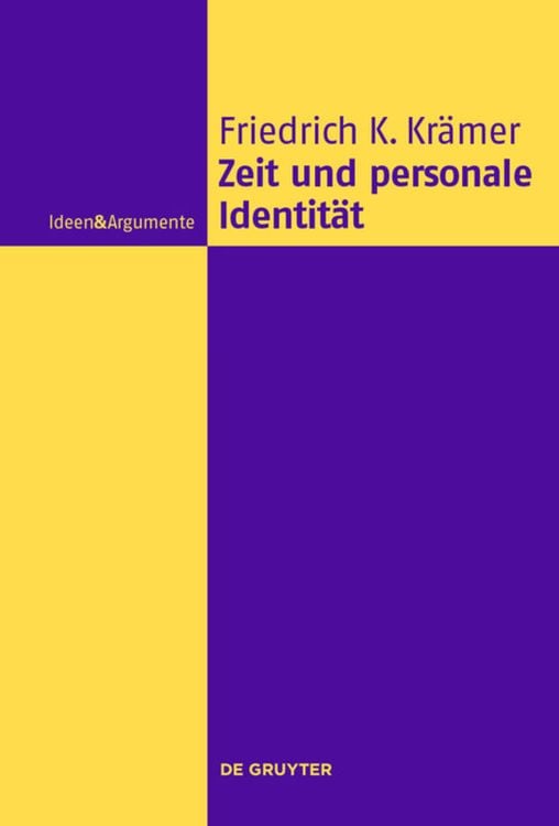 Produktbild: Zeit und personale Identität